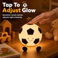 ⚽ Rechargeable Soccer Night Lights✨ – Eye-Caring Silicone Tap Lamp | Soft Glow, Cute Design | Perfect Nursery Lamp for Kids' Bedroom.