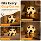 ⚽ Rechargeable Soccer Night Lights✨ – Eye-Caring Silicone Tap Lamp | Soft Glow, Cute Design | Perfect Nursery Lamp for Kids' Bedroom.