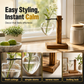 🌿 Rustic Wooden Stand Hydroponic Vases – Soil-Free Plant Growing | Farmhouse Style Décor for Home, Office & Kitchen