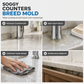 💧 Food Grade Silicone Faucet Splash Guard Mat – Cuttable & Thickened, Sloped Draining Pad | No More Splash or Wet Countertops