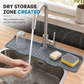 💧 Food Grade Silicone Faucet Splash Guard Mat – Cuttable & Thickened, Sloped Draining Pad | No More Splash or Wet Countertops