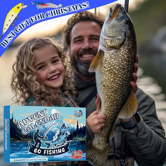 🎄 Christmas Fishing Lure Advent Calendar – Blind Box Set With Minnow, Popper & Spoon🎣