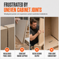 🛠️ Cabinet Filler Panel Installation Locator – Stepped Positioning Plate For Precise Hole Alignment📐