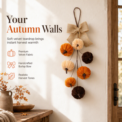 📢Halloween Special! 🎃 Pumpkin Bowknot Hanging Decoration – Add Spooky-Cute Charm to Doors, Walls & Parties 👻