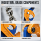 🛢️ Heavy Duty Oil Drum Lifting Clamp – Forklift & Crane Drum Lifter For Steel Drums🔧