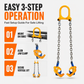 🛢️ Heavy Duty Oil Drum Lifting Clamp – Forklift & Crane Drum Lifter For Steel Drums🔧