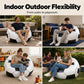 ⚽ Inflatable PVC Soccer-Shaped Sofa 🛋️– Fun Football Design, Durable & Portable Lounger for Game Room, Party, Bedroom & Match Nights ✨