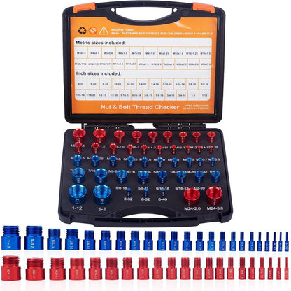 🔩 50% OFF! 🔥Nut & Bolt Thread Checker Kit – Quick Inspection for Fixed Bolts & Threaded Holes