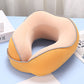 🔥50% OFF⏳ 🧳 Travel Neck Pillow – Ice Silk Cover, Memory Foam, Ergonomic Support, Magnetic Buckle & Portable Design for Flights, Road Trips & Office Naps💤