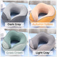 🔥50% OFF⏳ 🧳 Travel Neck Pillow – Ice Silk Cover, Memory Foam, Ergonomic Support, Magnetic Buckle & Portable Design for Flights, Road Trips & Office Naps💤