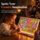 🔥 50% OFF!  🔋 Kids LED Acrylic Drawing Board – 30×20cm Rechargeable Glowing Message Pad with 7 Fluorescent Pens & Easy Wipe Clean – Creative Doodle Fun 🎨