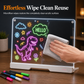 🔥 50% OFF!  🔋 Kids LED Acrylic Drawing Board – 30×20cm Rechargeable Glowing Message Pad with 7 Fluorescent Pens & Easy Wipe Clean – Creative Doodle Fun 🎨