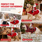 🎅50% OFF🎁 Dog Christmas Costume – Santa Riding Outfit with Adjustable Chest Strap, Pet Holiday Clothes for Small Medium Dogs🐕