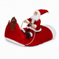 🎅50% OFF🎁 Dog Christmas Costume – Santa Riding Outfit with Adjustable Chest Strap, Pet Holiday Clothes for Small Medium Dogs🐕