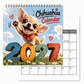 🎄🎁Christmas Sale - 50% Off 🐕Chihuahua 12 Month Wall Calendar – Cute Dog-Themed Monthly Calendar for Home, Office & Gift 📅