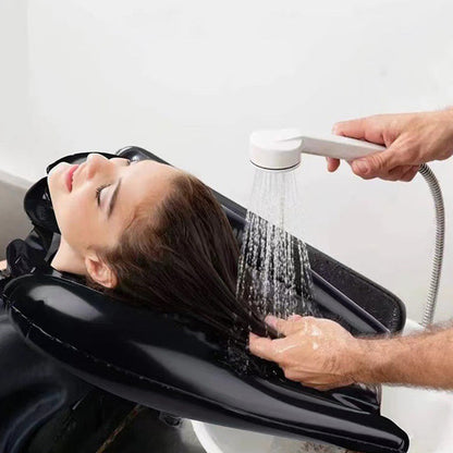 🛁 50% OFF! 🧺 Portable Inflatable Shampoo Basin – Lightweight & Easy Store ✨