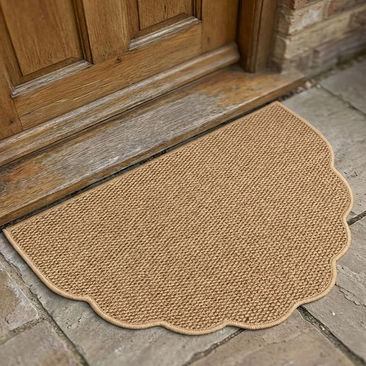 🚪 Anti-Slip Half-Circle Doormat – Absorbent, Durable & Easy-Clean Entryway Rug for Indoor & Outdoor Use ✨
