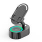 📱 5-in-1 Wireless Induction Bluetooth Speaker Phone Stand 🔊– Multi-Function Desk Gadget for Music, Calls & Hands-Free Viewing ✨