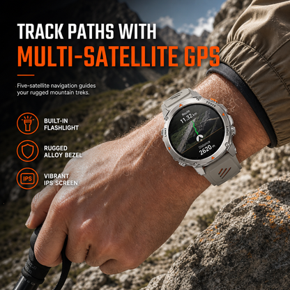 ⏳Limited-time 50% off💥Smartwatch with Bluetooth Calling,GPS & Beidou Positioning, Heart Rate & Sleep Monitor, Pedometer & Message Reminders🏃‍