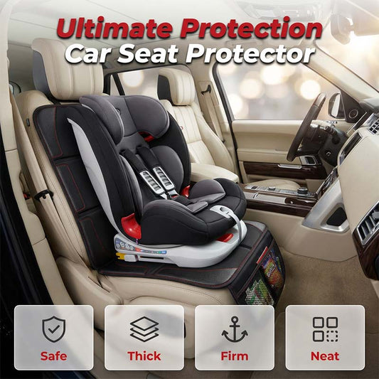 🚗 Safe Anti-Slip Car Seat Protector for Child – Durable Under-Seat Mat for Baby & Kids👶 Helps Protect Upholstery from Spills, Scuffs & Wear ✨