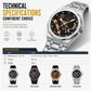 ⏳Limited-time 50% off💥Men's Sport Quartz Watch – Mechanical Style Luminous Hands, Date Calendar & Water Resistance, Stylish Wristwatch for Daily, Gym & Outdoor Wear ⌚