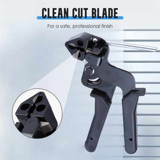 ⏳🔥LIMITED-TIME 50% OFF! ⏰Stainless Steel Zip Tie Tool – Heavy-Duty Tensioning & Cutting Tool for Metal Zip Ties, Cable Management, Exhaust Wrap & DIY Projects