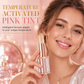 🌸 50% OFF NOW! 🌸 Gold Foil Temperature Color Changing Lip Balm💄 – Moisturizing Custom Pink Tint with Glossy Gold Finish ✨