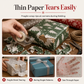 ⏳Holiday Offers🎄Christmas Highland Cow & Floral Gift Wrapping Paper Roll – 43x500cm Holiday Present Wrap for Christmas Gifts, Parties & Crafting ✨