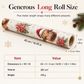 ⏳Holiday Offers🎄Christmas Highland Cow & Floral Gift Wrapping Paper Roll – 43x500cm Holiday Present Wrap for Christmas Gifts, Parties & Crafting ✨