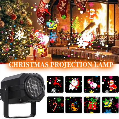 📢Festive Sale!!  🎄Rotating LED Christmas Pattern Projector Light💡 – Bring Christmas Magic to Your Walls & Ceiling ✨
