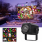📢Festive Sale!!  🎄Rotating LED Christmas Pattern Projector Light💡 – Bring Christmas Magic to Your Walls & Ceiling ✨