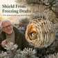 ⏳Limited-Time Offer! 🐦 Hand-Woven Spherical Straw Bird Nest – Dense Weave & Weather Resistant, Add a Natural Touch to Your Garden 🌾🍃