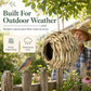 ⏳Limited-Time Offer! 🐦 Hand-Woven Spherical Straw Bird Nest – Dense Weave & Weather Resistant, Add a Natural Touch to Your Garden 🌾🍃
