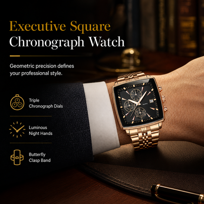 🔥Only £24.99！！⌚ Men's Business Quartz Watch – Stainless Steel Band, Waterproof Design, Luminous Hands & Date Display, Classic Office & Daily Wristwatch ✨