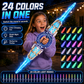 🎄🎁Christmas Special: Final Price Drop!🏆Rechargeable Double-Blade Light Up Sword – Light Up Your Role-Play, Parties & Festive Fun ✨