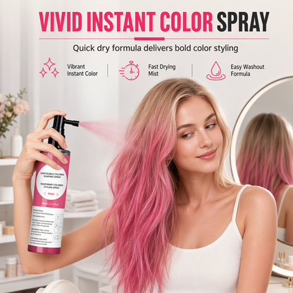 💇 LIMITED-TIME 50% OFF 🌈 Temporary Hair Colour Spray – Instant Vivid Colour ✨