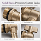 📢50% OFF !! ⏰Solid Brass Underfloor Heating Manifold Drain & Radiator Air Exhaust Ball – Durable Heating System Vent 🔧