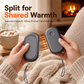 ❄️New Winter Arrivals🔥 Magnetic Split 2-in-1 Rechargeable Hand Warmer – Mini Portable USB Electric Hand Warmer for Winter, Travel & Outdoor ✨