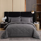 🔥50% 0FF !!!🛏️ 3-Piece Quilted Comforter Set with Shams – Soft All-Season Bedding ✨
