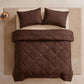 🔥50% 0FF !!!🛏️ 3-Piece Quilted Comforter Set with Shams – Soft All-Season Bedding ✨