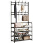 ⌛️50% OFF!!!🏠 Multi-Functional Entryway Shoe & Coat Rack – Space-Saving Hallway Organizer with Hooks & Shelves👖