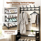 ⌛️50% OFF!!!🏠 Multi-Functional Entryway Shoe & Coat Rack – Space-Saving Hallway Organizer with Hooks & Shelves👖