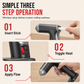 🔫 New Arrival!🔥 Cordless Hot Melt Glue Gun Set – 2000mAh & 10 Glue Sticks ✨