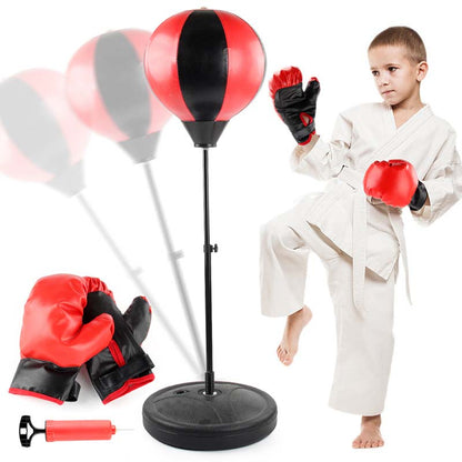 🥊 Kids' Favorite!👦 Standing Boxing Punching Target Set ✨