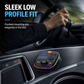 🚗 New Arrival!🎵 Bluetooth Car FM Transmitter & MP3 Player – PD Fast Charging & Ambient Light ✨