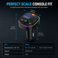 🚗 New Arrival!🎵 Bluetooth Car FM Transmitter & MP3 Player – PD Fast Charging & Ambient Light ✨
