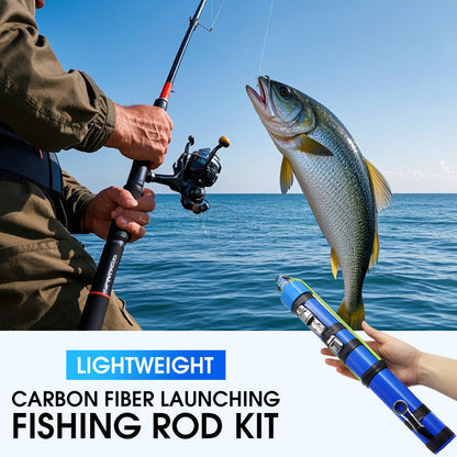 🎣 Limited-Time Offer! Lightweight Carbon Fibre Fishing Rod Kit – Sensitive, Portable & Ready-to-Fish✨