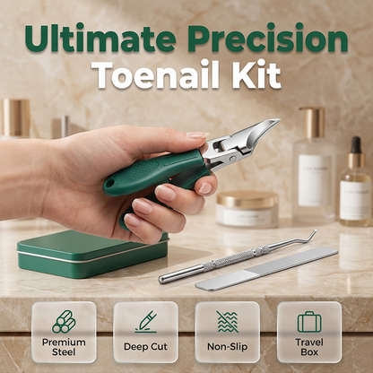 🔥 Last Chance Sale! ✨ 3-Piece Professional Toenail Clipper Set💅