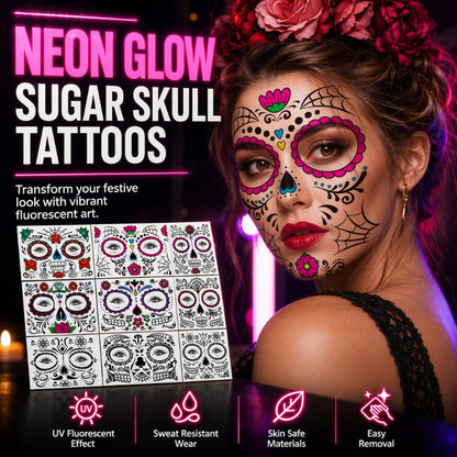 ⌛️Holiday Promotion🎃 Halloween Special! Scary Big Mouth Temporary Tattoos 👻