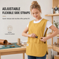 👨‍🍳Waterproof & Oilproof Kitchen Vest Apron – Breathable Sleeveless Workwear for Catering 🍽️